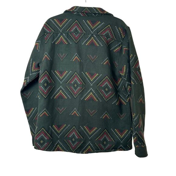 Roark Men's Andes Manawa Tapu Green Snap Button Plaid Flannel Jacket sz M EUC - Picture 2 of 7